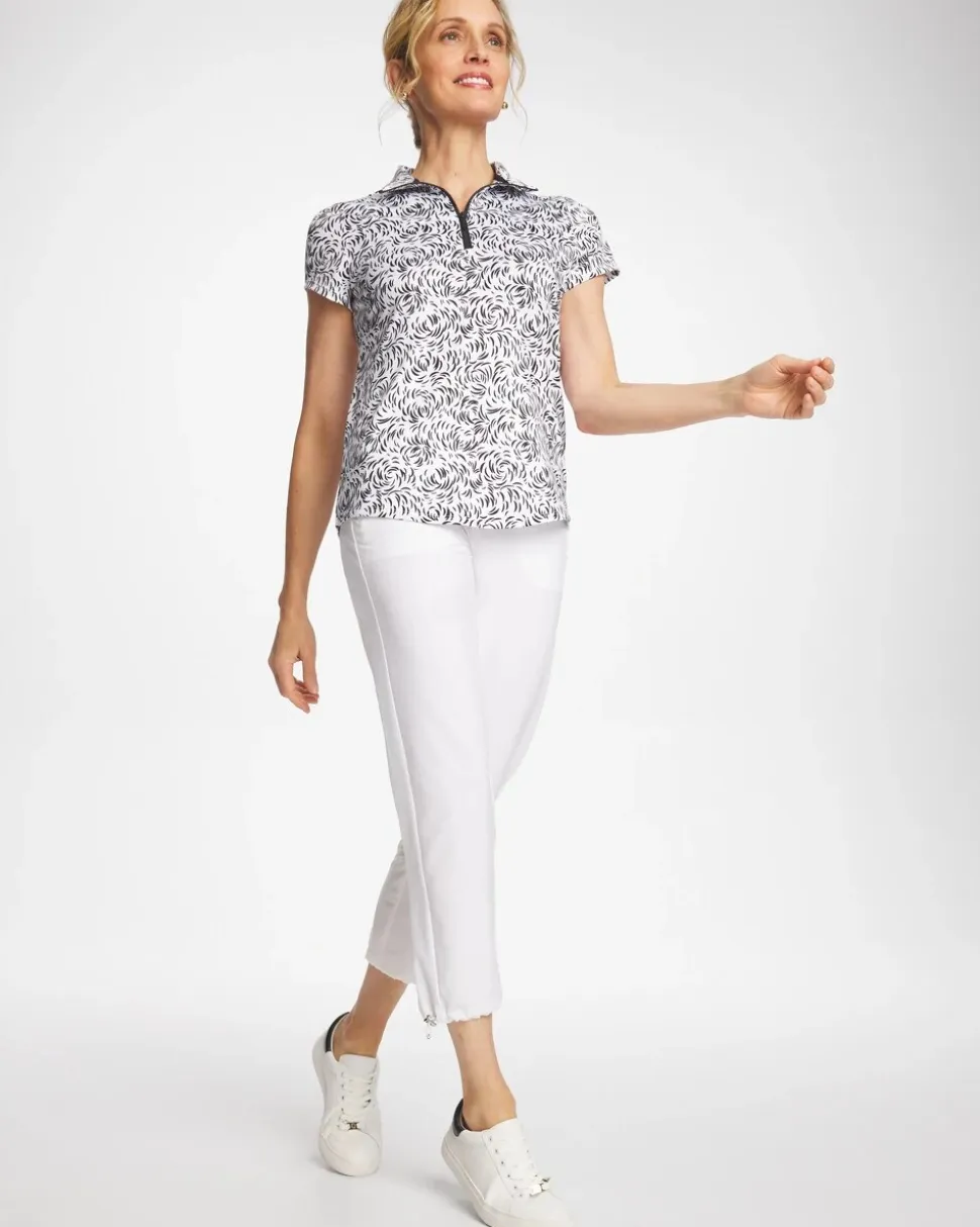 Zenergy® UPF Rib Mix Cropped Pants
