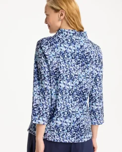 Zenergy® UPF Ruffle Neck Top
