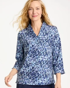 Zenergy® UPF Ruffle Neck Top