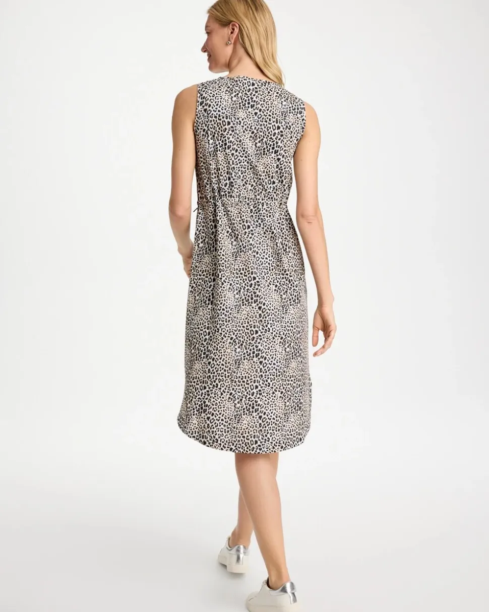 Zenergy® UPF Sleeveless Animal Bungee Dress