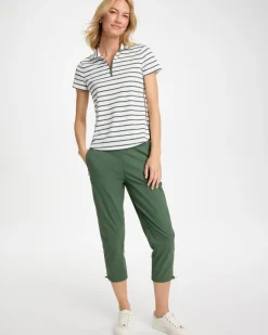 Zenergy® UPF Striped Bungee Crop